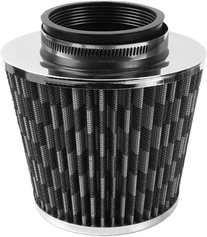 ya 13 9.15 baidi Carbon Fiber 3 High Flow Inlet Cold Air Intake Cone Replacement Dry Air Filter