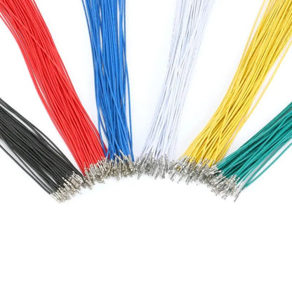 ya 16 10.20 baidi 10-Pack Dupont Single-Ended Spring Jumper Cable, 25cm, 1P, 2.54 Cable