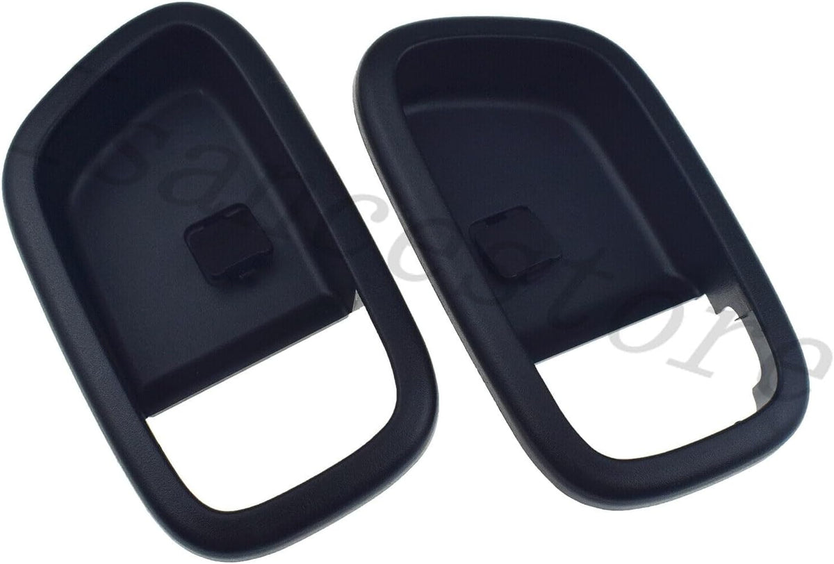 ya 9 10.24 Pair of Left + Right Inside Door Handle Cover Black F for Ram e for 2006-11