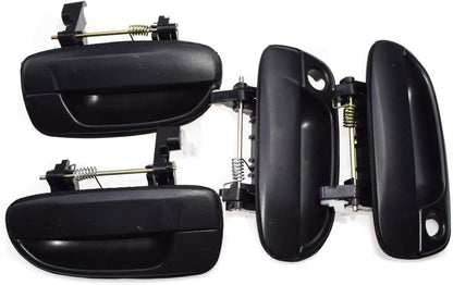 ya 2 8.15 Exterior Door Handle Black 4 Piece Set FL FR RL RR for Hyundai Accent 2000-2006 