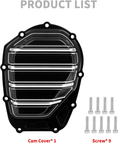 ya 2 8.15 Aluminum Side Cam Engine Cover for Harley Touring Road Electra Glide 2017-2023