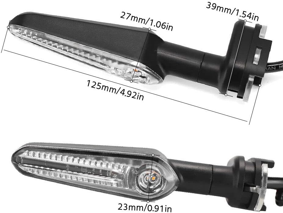 ya 7 8.24 baidi Front/Rear LED Turn Signals Indicator for Yamaha MT-03 MT-07 MT-09 YZF R1 R3 R6