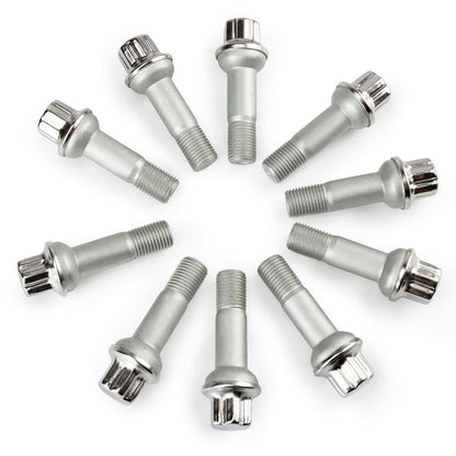 ya 10 9.16 baidi 10 Pack Wheel Lug Bolts and Nuts for Mercedes-Benz AMG GT 43 CL GLK ML S Class E63 -