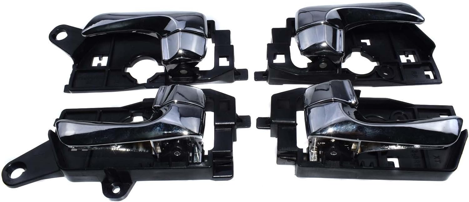ya 4 8.24 baidi Chrome Inner Door Handle Card Set 4 Pieces FL FR RL RR for Hyundai Sonata 2009-10