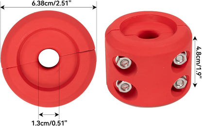 ya 4 8.8.2 Winch Stopper Rubber Heavy Duty Cable Line Saver Waterproof Rope Hook ATV UTV