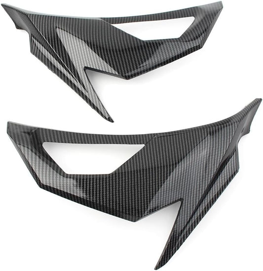 ya 4 8.10 for Kawasaki 400 EX400 FAIRING COWL TURN SIGNAL PANEL COVER CARBON FIBER