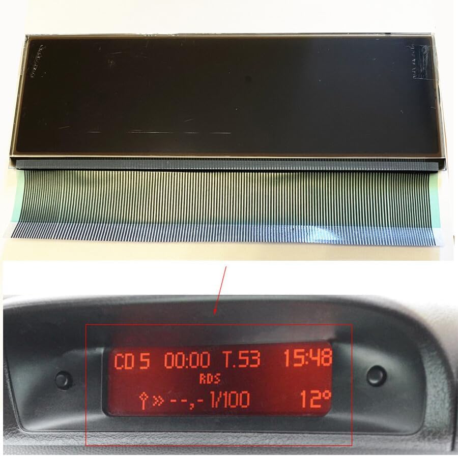 ya 4 8.14 Car Stereo Radio LCD Screen Display for Peugeot 206 307 for Citroen C5 Xsara Picasso