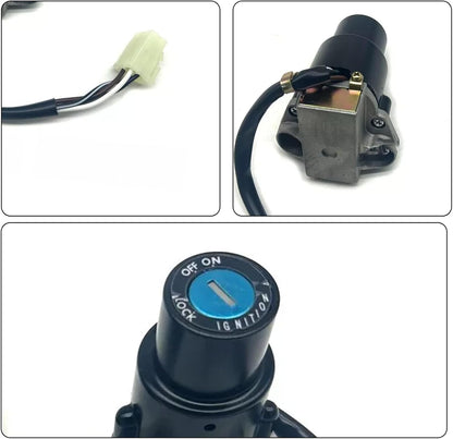 ya 4 8.24 baidi Ignition Switch Fuel Gas Cap Lock Key Set Fit for Kawasaki KLR650 2008-2018 Neio