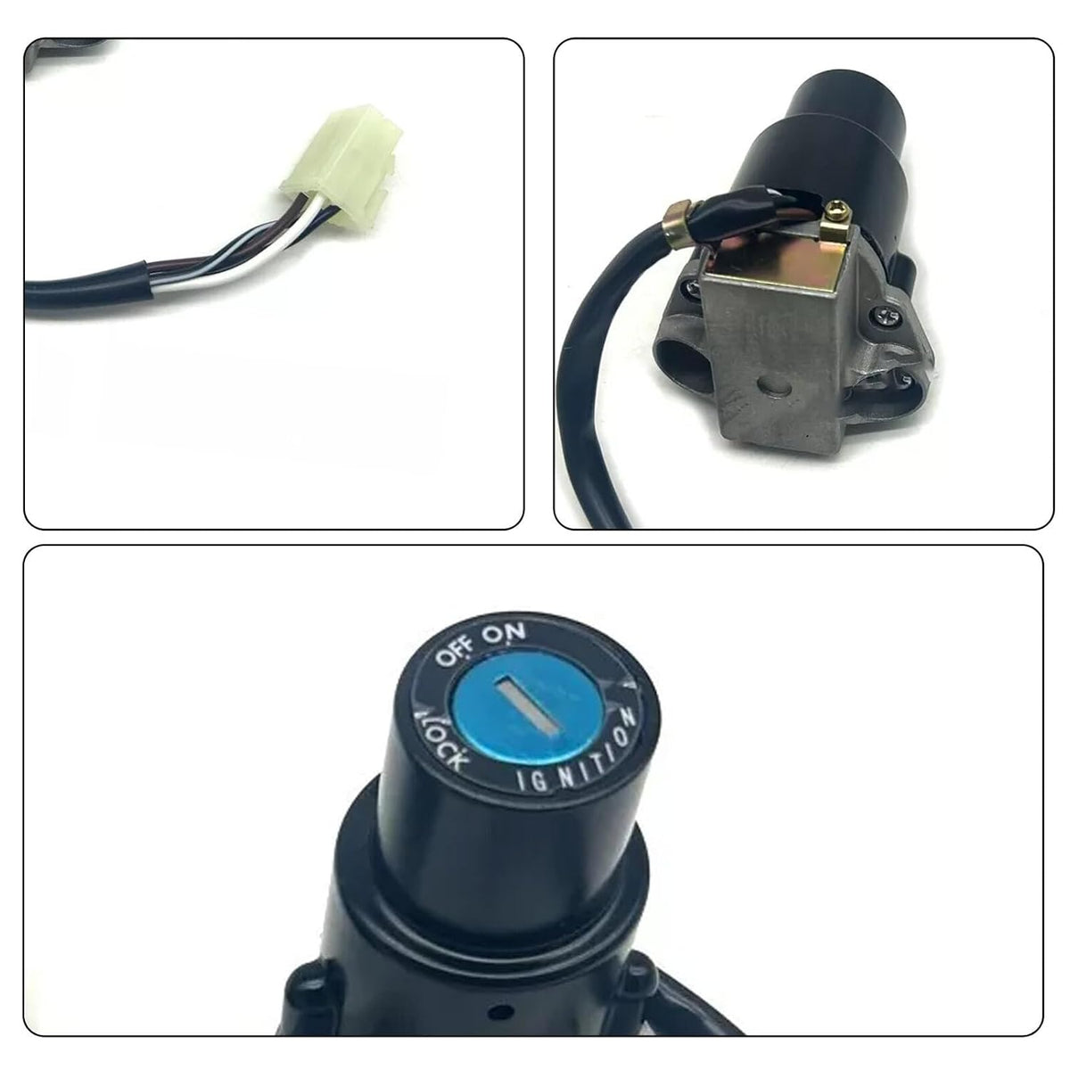 ya 13 9.15 baidi Ignition Switch Fuel Gas Cap Lock Key Set Fit for for Kawasaki KLR650 2008-2018 Neko