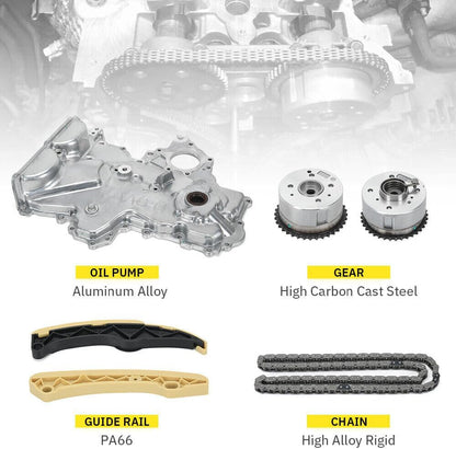 ya 10 9.16 baidi Timing Chain Kit+VVT Gear+Oil Pump Cover For 12-21 for Hyundai for Veloster for Elantra for Kia