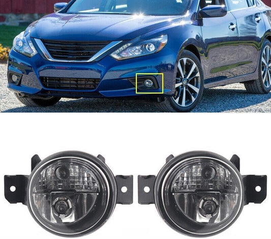 ya 4 8.8 Front Bumper Lights Fog Lights Left&Right for Nissan Altima 2016-2018