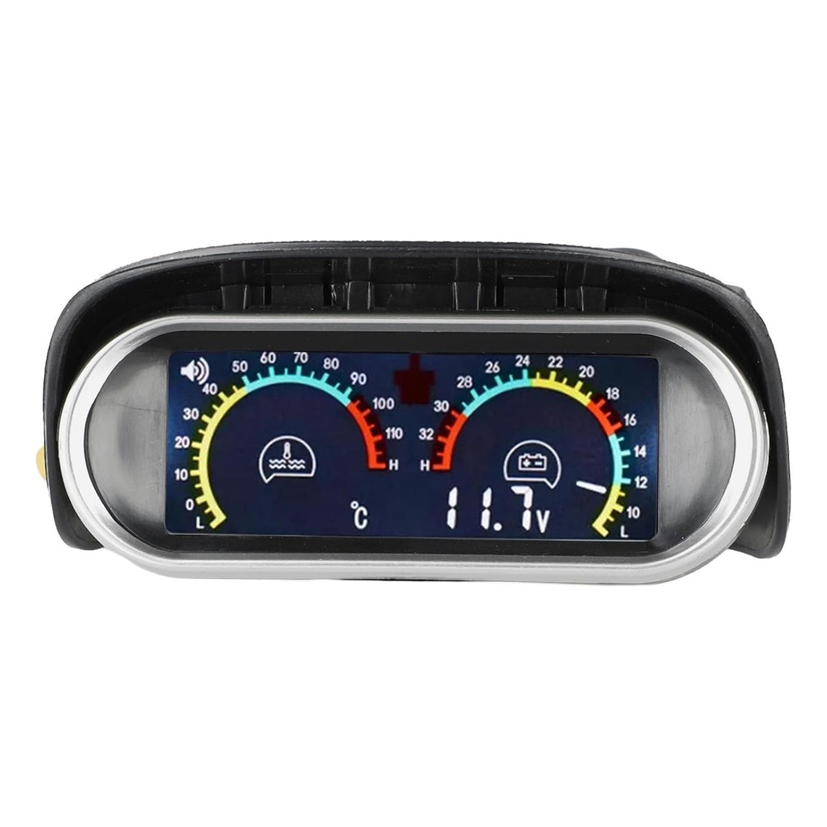 ya 23 10.7 baidi Car Water Temp Gauge with Digital LCD Display and Voltage Meter Sensora