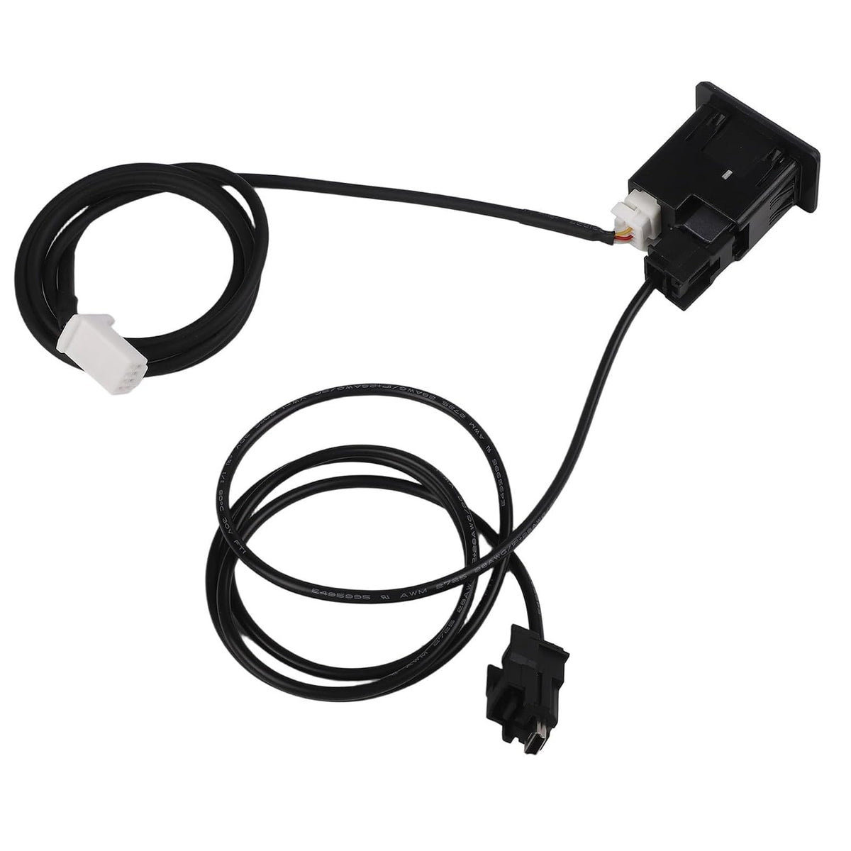 ya 23 10.7 baidi AUX Interface Cable for for Nissan 2013 2019 with USB Extension for Convenience