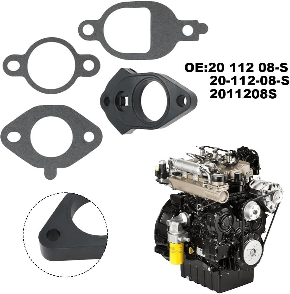ya 23 10.7 baidi Carburetor Spacer Set for Engine Replace 20 112 08 S Compatible with 2011208S