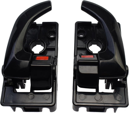 ya 4 8.14 Black Inner Door Handle Driver and Passenger Side for Hyundai for Tucson 05-09