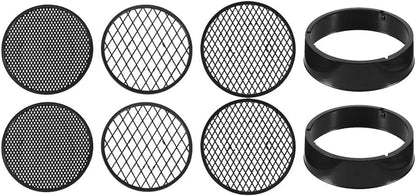 ya 14 9.20 baidi 8PCS Mesh Sifting Pan Garden Sieve Gardening Tool Riddle Soil Sieve Set-1