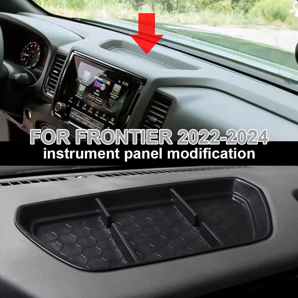 ya 5 8.10 Center Console Dash Tray Dashboard Storage Suitable for 2022-24 for Nissan Frontier