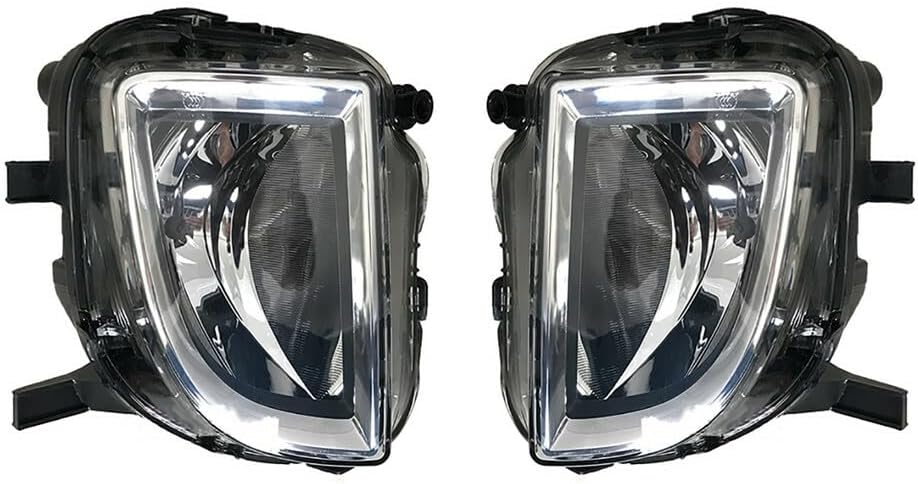 ya 4 8.10 Pair Front Bumper Fog Lights W/Bubl for VW for Golf Mk6 GTI GTD 2009-2013