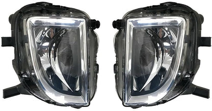 ya 10 9.16 zhengce Pair Front Bumper Fog Lights W/Bubl for VW for Golf Mk6 GTI GTD 2009-2013