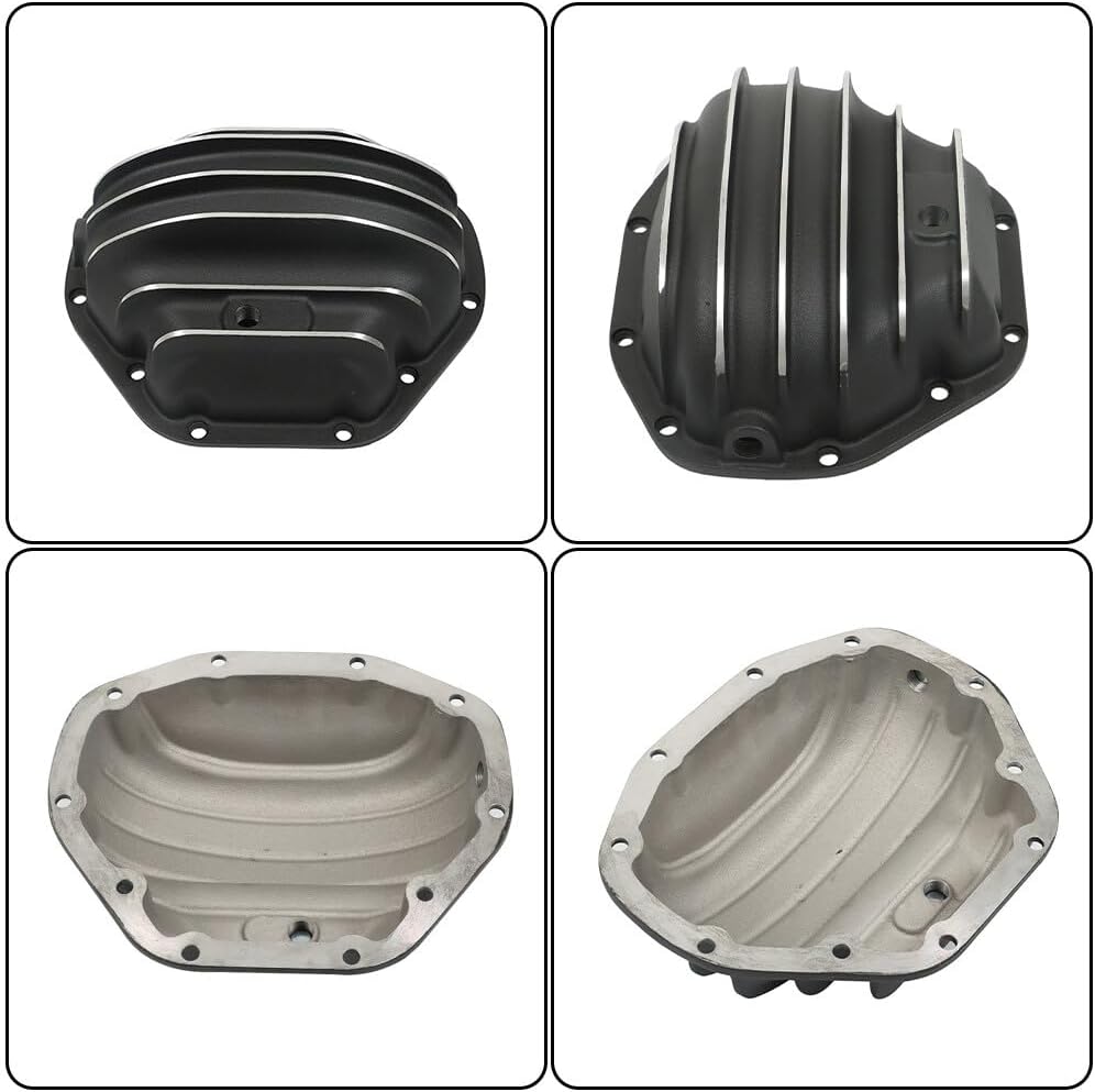 ya 4 8.14 Rear black differential cover with washer for Ford for Dodge SD for GMC Dana 80 10 bolts