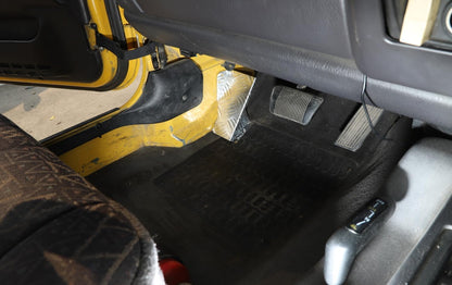 ya 11 9.14 baidiDead Pedal Left Side Foot Rest Kick Panel for Jeep for Wrangler TJ 1997-2006 Driver