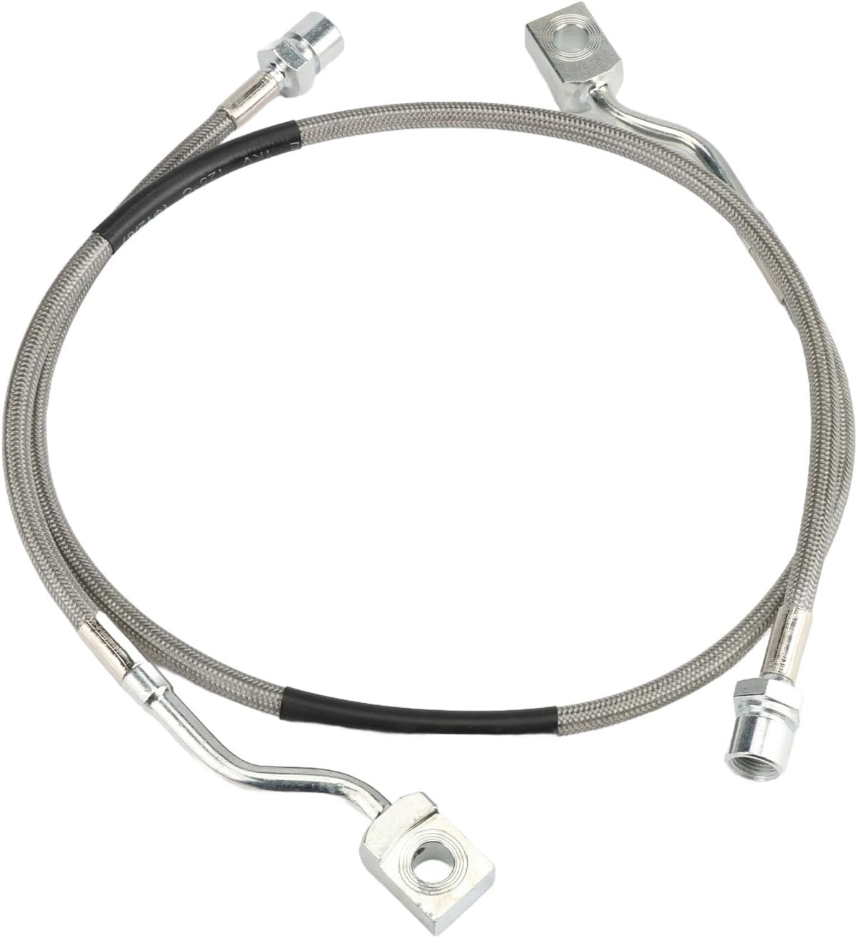 ya 10 9.16 baidi 2x 89370 Front Steel Extended Brake Line Fits for Silverado Sierra 1500 2007-2019
