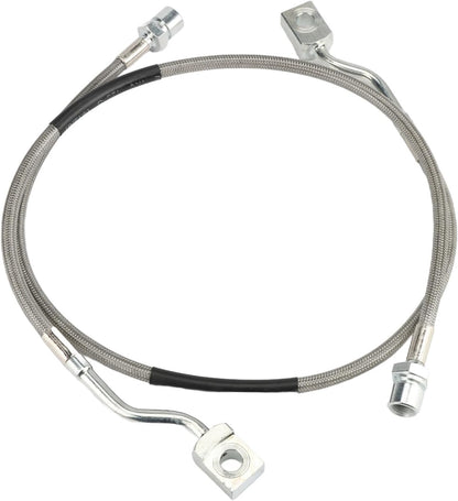 ya 10 9.16 baidi 2x 89370 Front Steel Extended Brake Line Fits for Silverado Sierra 1500 2007-2019