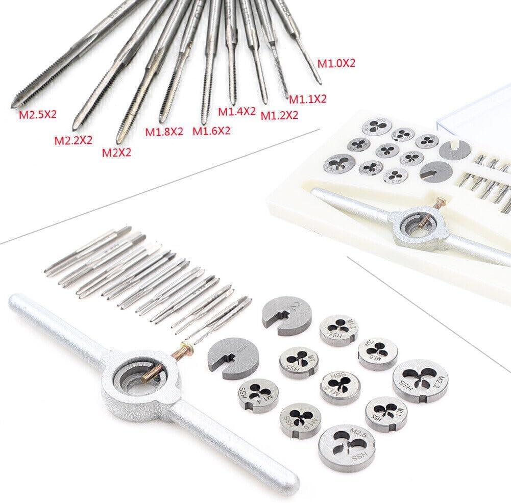 ya 4 8.14 30x for Mini Tap & Die Wrench Set M1 M1.1 M1.2 M1.4 M1.6 M1.8 M2 M2.2 M2.5