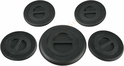 ya 5 8.24 baidi 5-piece Wheel/gooseneck Bed Plug Cover kit for Dodge for Ram 2500 3500 5th 2014-2019