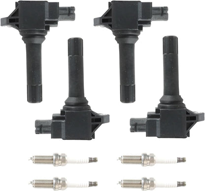 ya 9 10.24 Ignition Coils & Iridium Spark Plugs for Subaru Outback 2015-2019 UF774 93501