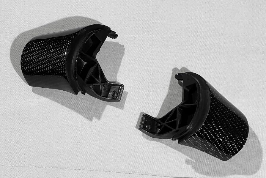 ya 8 8.24 baidi Carbon Fiber Button Cover C6 for Corvette Steering Wheel Trim Replacements 2006-2013