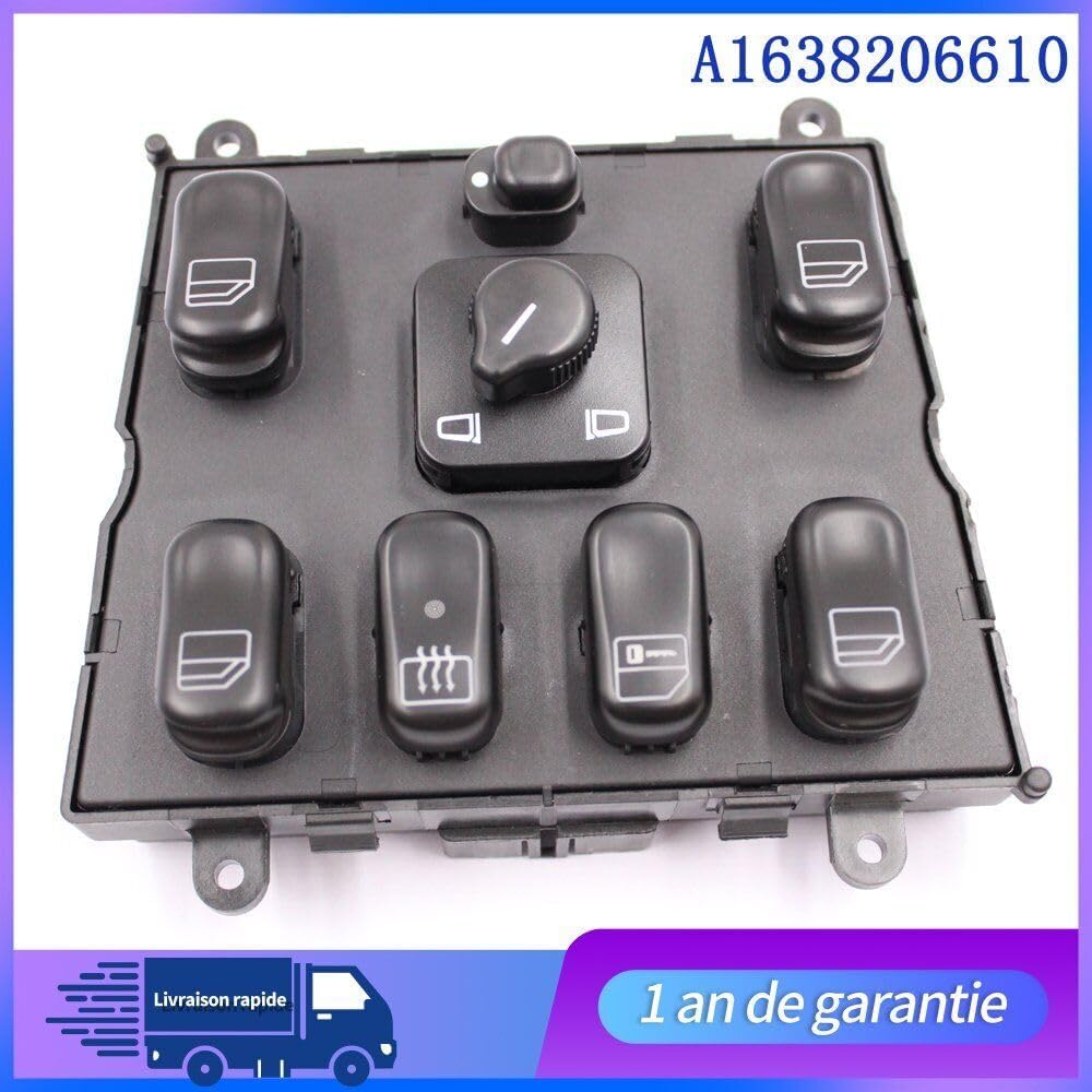 ya 4 8.8 COMMANDE Bouton Leve VITRE Pour for Mercedes W163 ML230 ML320 ML400 L55AMG Neuf