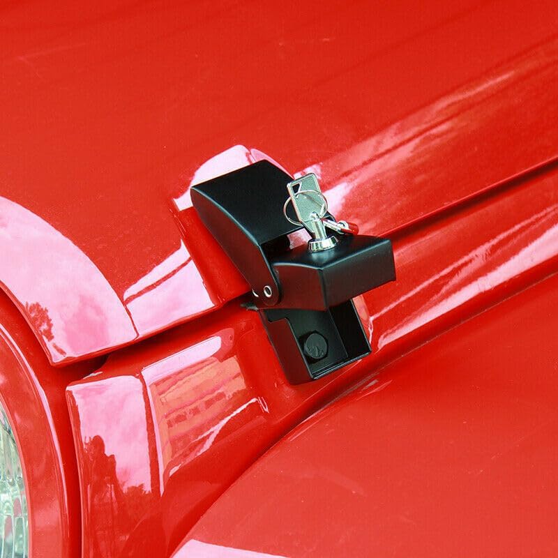 ya 4 8.14 Locking Hood Side Catch Latch Buckle Lock for 2007-23 for Jeep for Wrangler JK JKU JL JT