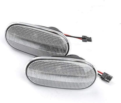 ya 14 9.20 zhengce 2 LED Side Marker Turn Signal Lights for Mitsubishi Lancer Estate Evo I-IV-1