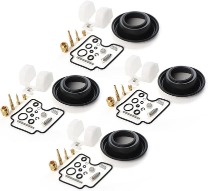ya 4 8.10 for Suzuki GSX600F Katana 600 1998-2006 Carburetor Repair Kit Diaphragm Float