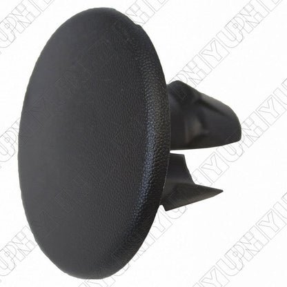 ya 2 8.15 Black Round Rear Bumper Tailgate Step Pad Plug Cover For 97-08 for Ford F-250 17D754
