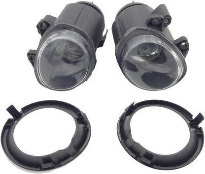 ya 10 9.16 zhengce CLEAR BUMPER DRIVING FOG LIGHTS LAMP W/COVER BEZEL Fit for BMW E53 X5 1999-