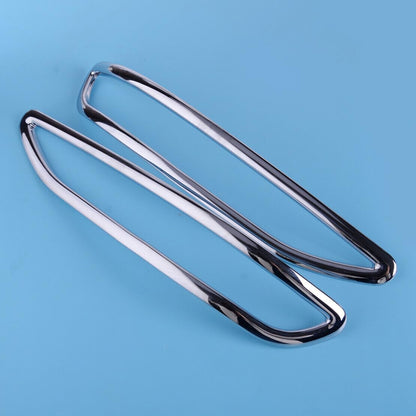 ya 4 8.10 2pcs Rear Fog Light Fog Light Protector ABS Chrome Fits for Chevrolet Equinox 2018-2019