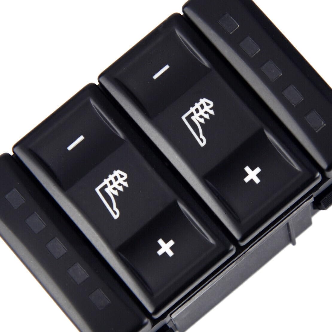 ya 6 8.14 Car for SEAT Heater Switch Dual Heat Button Fits for Ford Mondeo MK4 Galaxy MK3 S-MAX