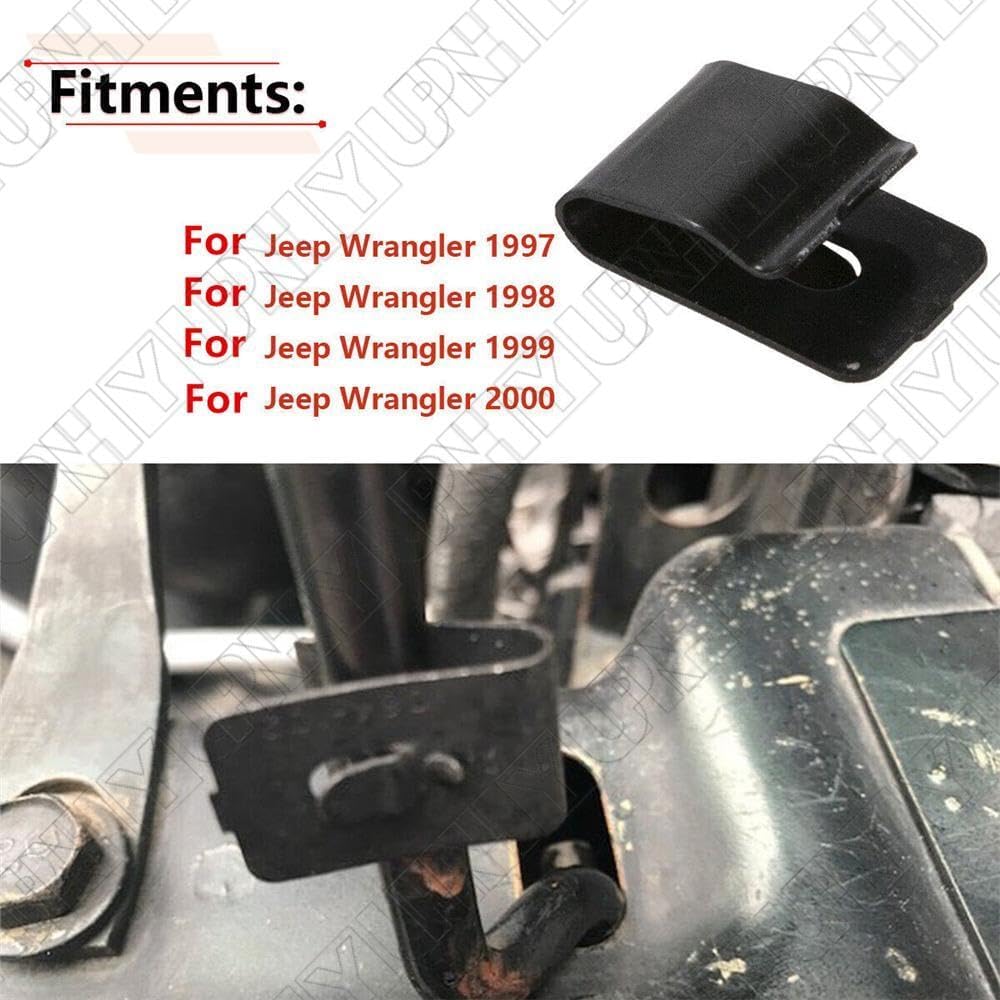 ya 10 9.16 baidi 55075480AC Hood Prop Support Rod Retainer Clip Fits for Jeep for Wrangler 1997-2000