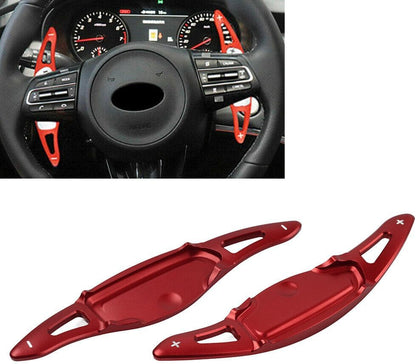 ya 4 8.8.2 Steering Wheel Paddle Shifter Extension For 2018 2019 2020 for Kia Stinger CK K8 Red