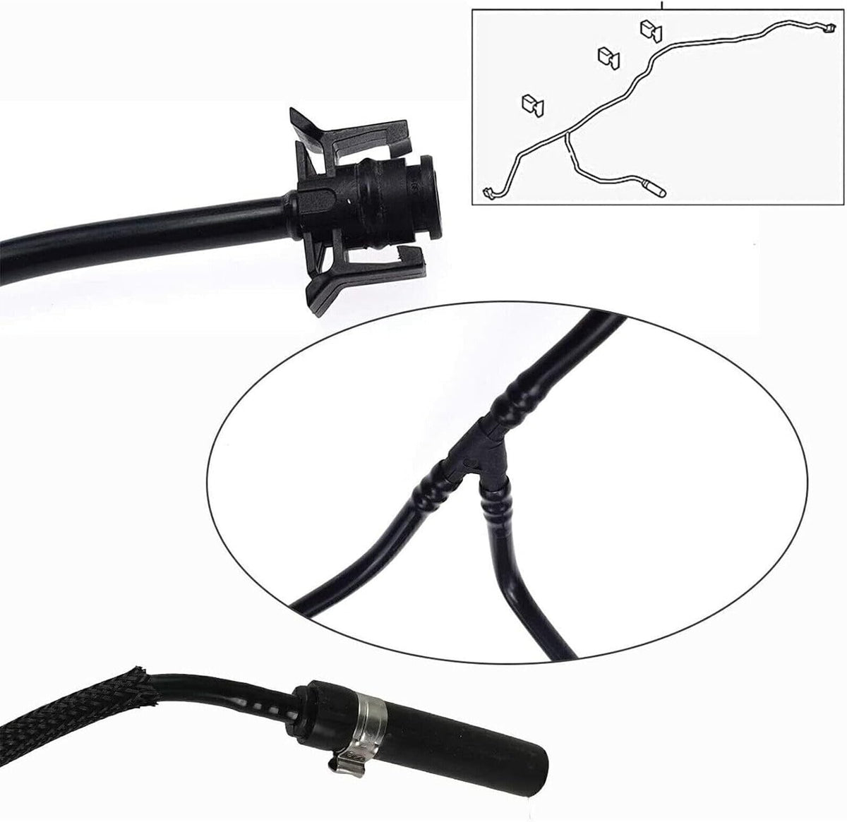 ya 11 9.14 baidiCoolant Reservoir Hose Fits for Ford Focus 2012 2013 2014 2015-2018 CV6Z-8K012-w8-
