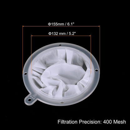 ya 14 9.20 baidi 6.1 O.D. 400 Mesh Food Filter Strainer Fine Mesh Filters Strainers White-1