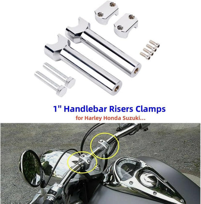 ya 13 9.15 baidi 1-inch 25mm Handlebar mounting Calipers for Harley Dyna Sportster Full-Suspension Touring Bikes -