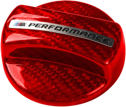 ya 5 8.10 for BMW F30 F80 F82 E92 Red Carbon Fiber Universal Fuel Tank Oil Gas Cap Decor
