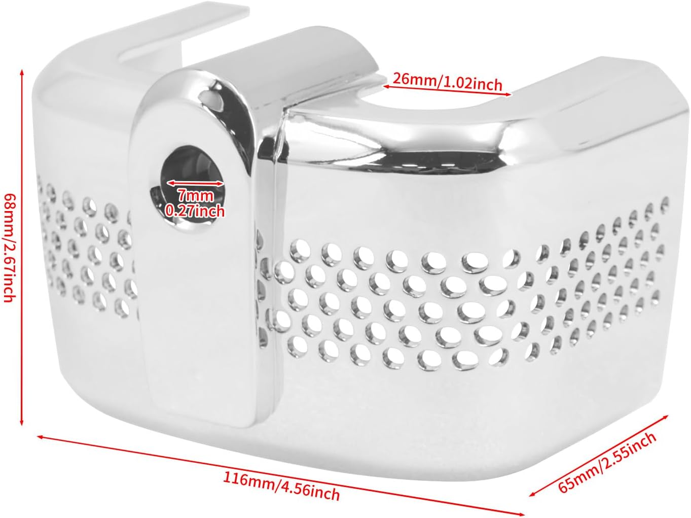 ya 5 8.24 baidi Chrome ABS Plastic Coil Cover for Harley Softail Breakout Street Fat Bob 18-2024