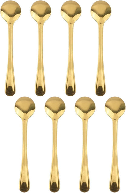 ya 14 9.20 baidi Tiny Kitchen Tools for Mini Stainless Steel Spoon Set with Eight Pieces Inside-1