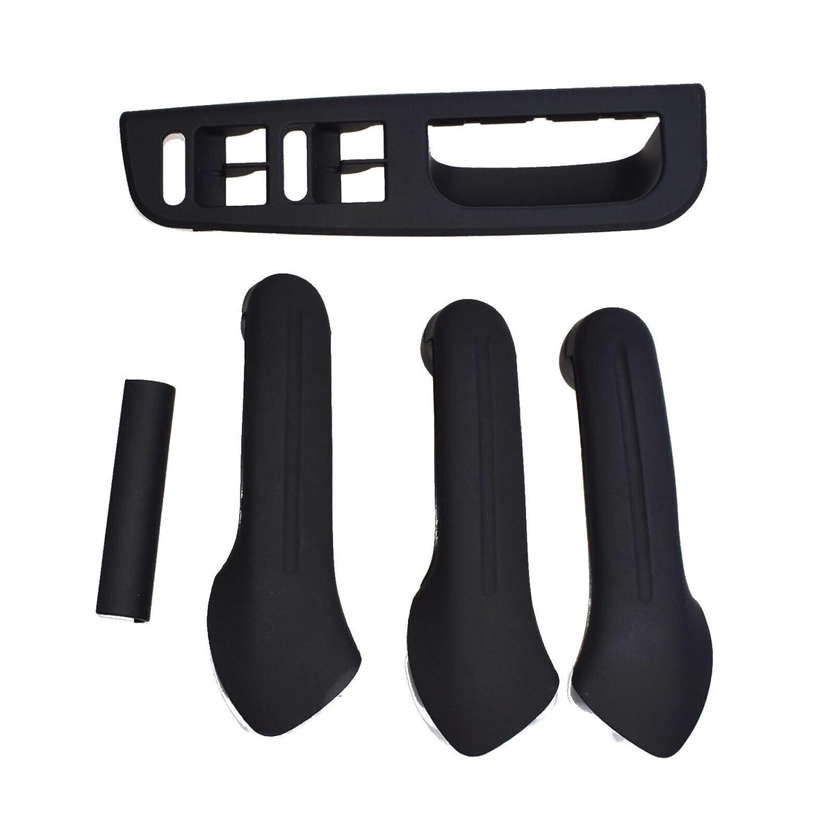 ya 4 8.8 5-Piece Black Interior Door Handle Cover Switch Frame Decoration Suitable for VW Golf MK4