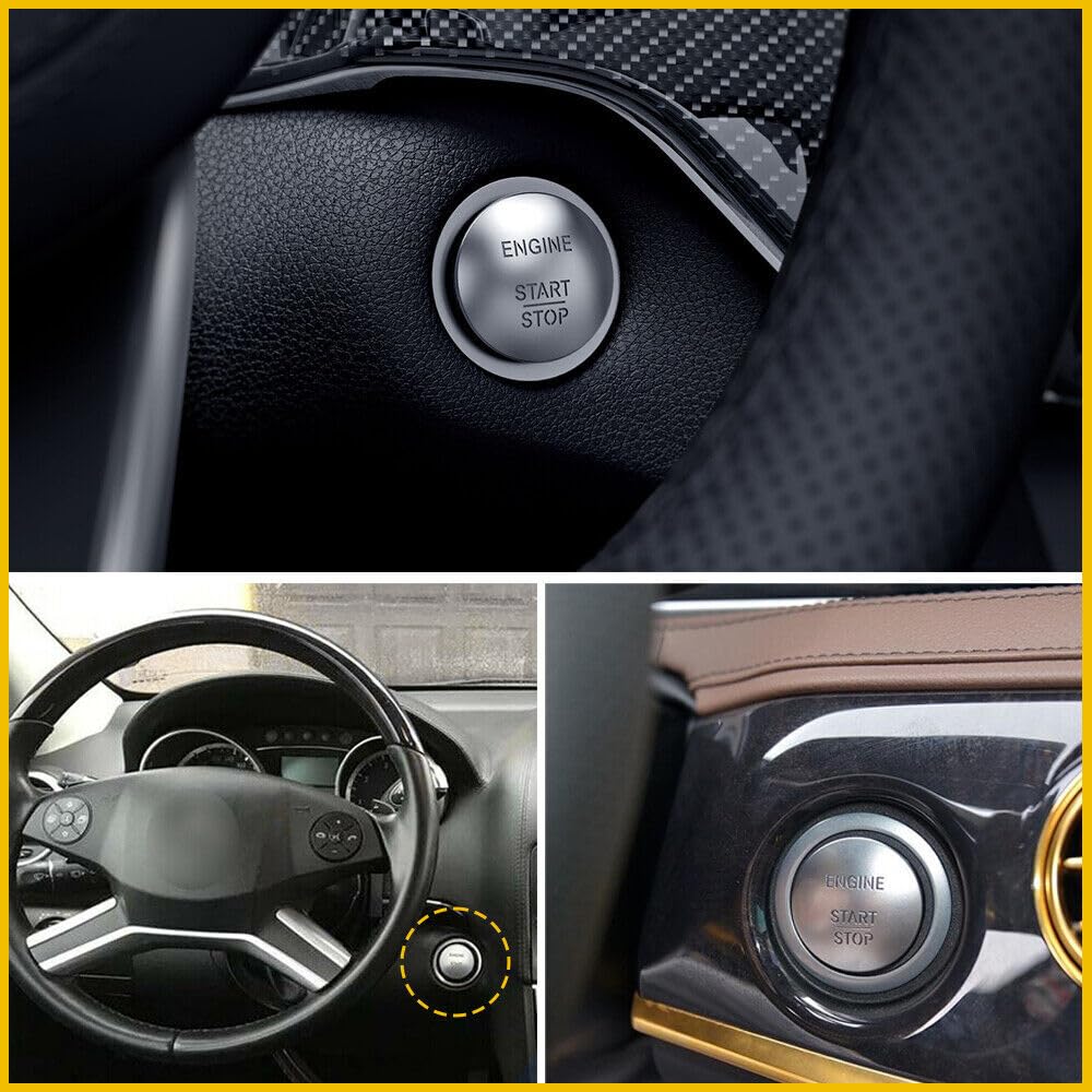 ya 4 8.8 Keyless Start Stop Push Go Button Engine Ignition Switch for Mercedes-Benz ML GL
