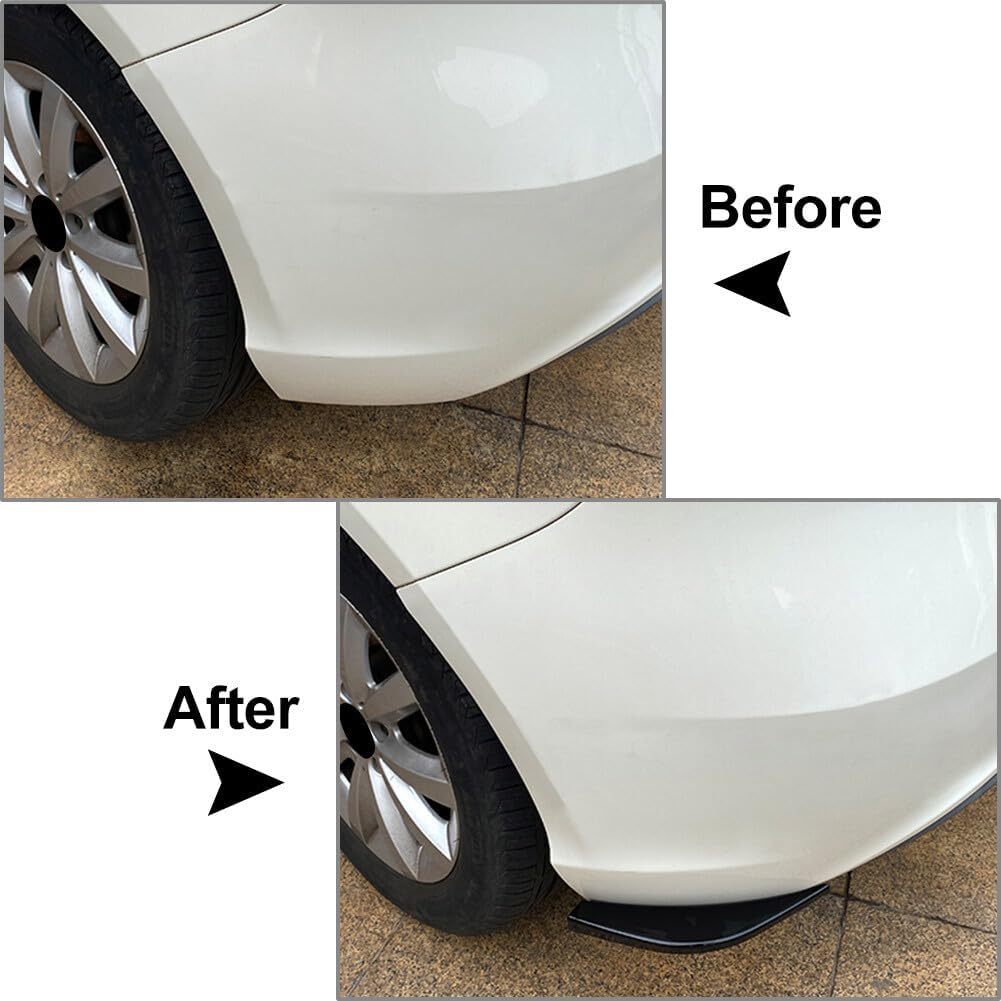 ya 2 8.15 for Mercedes-benz A Class W176 Rear Bumper Side Splitters Spoiler Canards Fender